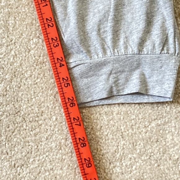 Pre-loved Grey Jersey Stretchy Pyjamas with Blue Drawstring Waist - XL Size - Picture 11 of 12